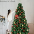 thumbnail image 5 of Green Christmas Trees, 8FT Artificial Xmas Trees with 1138 Tips Branches, Home Holiday Decoration Trees for Indoor Outdoor, 5 of 8
