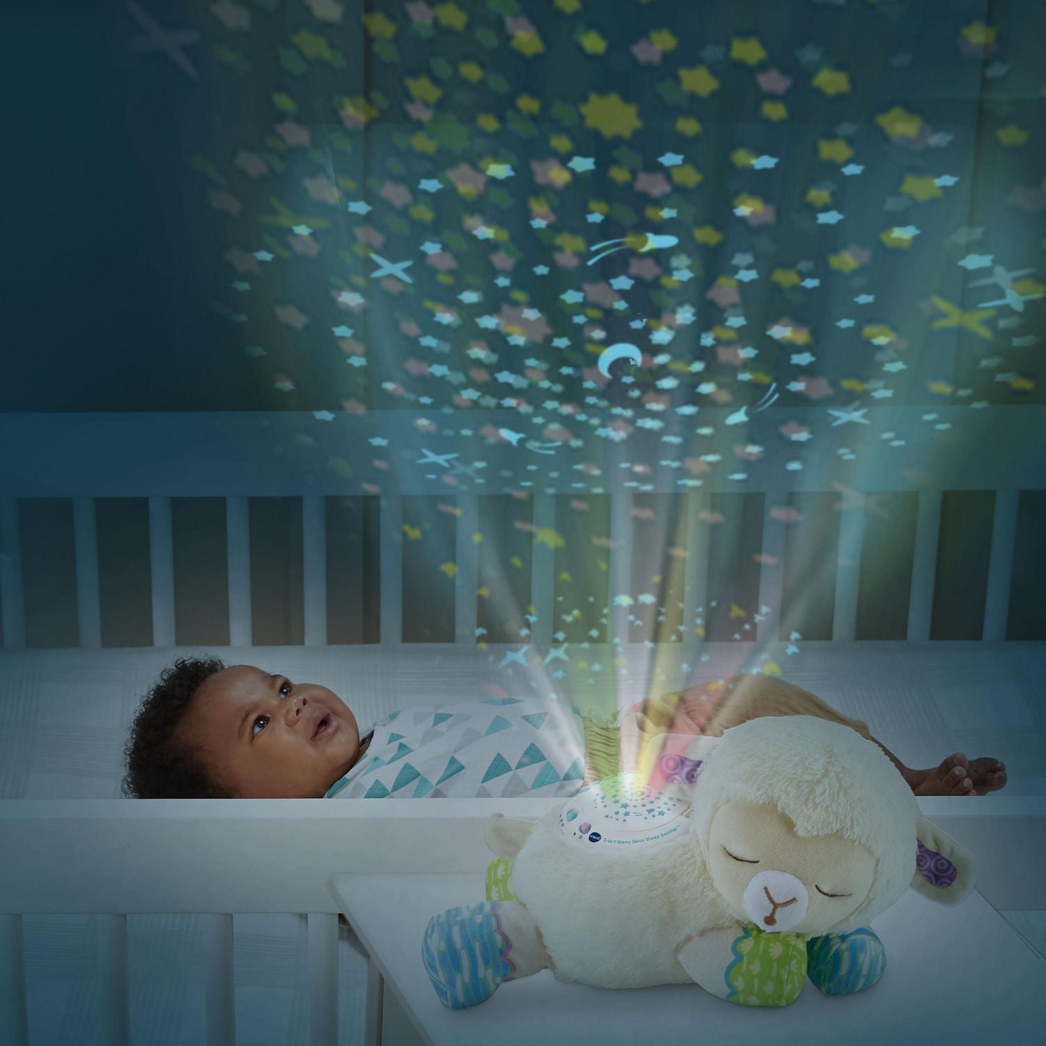 VTech 3-in-1 Starry Skies Sheep Soother™ - French Version, Birth+