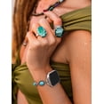 thumbnail image 6 of Wearlizer Boho Turquoise Bracelet Compatible with Apple Watch Band 42/41/40/38/46/45/44/49mm, Adjustable Jewelry Gemstone Strap for iWatch Ultra Series SE 10 9 8 7 6 5 4 3 2 1, 6 of 6