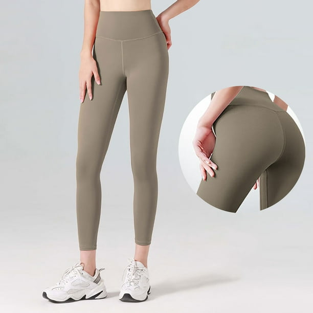 nsendm Unisex Pants Adult Yoga Pants Petite Short with Pockets