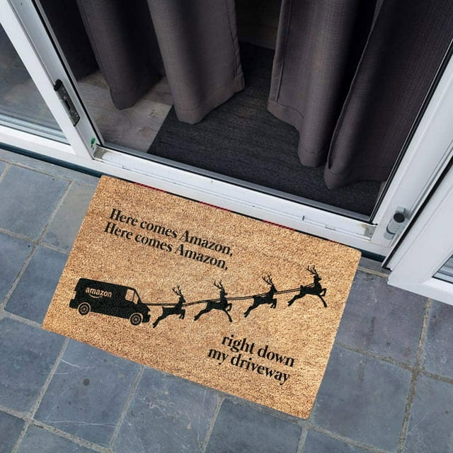 Clearance!Ymkly Christmas Decor,Christmas Machine Washable Durable Non-Slip Outdoor Floor Mats,Blanket Ladder