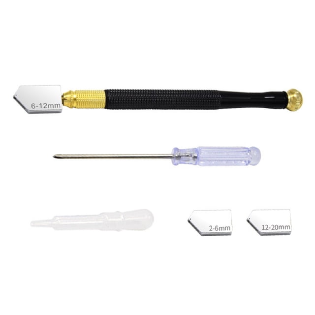 Kit de Cortador de vidrio 5 piezas NikouMX Estilo Lápiz de vidrio