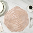 thumbnail image 4 of Mosiee Tapis Repas Rose Pvc Résistant aux Hautes Températures Isolation 6 Pcs, 4 of 9