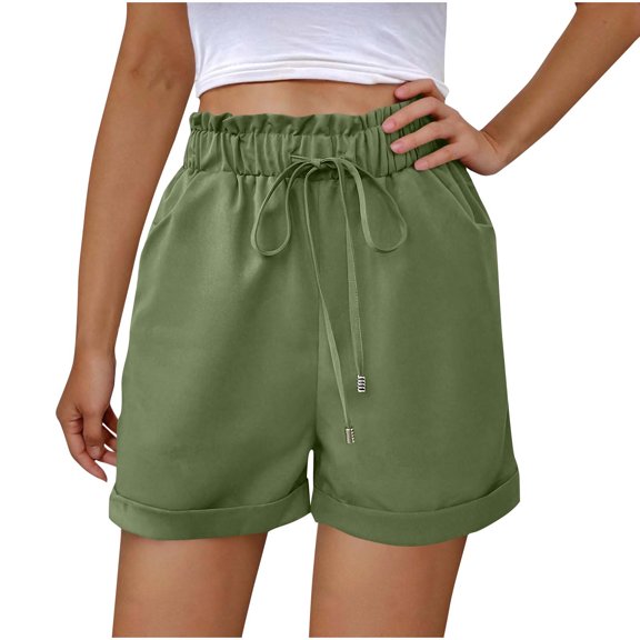Luvrsol Shorts for Women Quick Dry Moisture Wicking Breathable Athletic Pants with Pockets Side Zippers, Size S-2XL