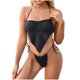 thumbnail image 1 of Traje de baño Bikini dividido para mujer Color sólido Traje de baño cómodo para mujer Traje de baño cómodo sin espalda OAVQHLG3B Store lin121212, 1 of 4
