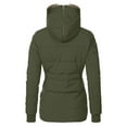 thumbnail image 4 of Winter Women Wool Warm Jacket Hooded Zipper Coat Outwear, 4 of 5