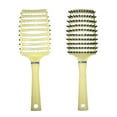 thumbnail image 4 of Unique Bargains 1Pc Vent Detangling Brush with Detangling Pins Hair Comb Yellow, 4 of 6
