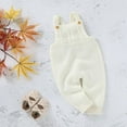 thumbnail image 3 of Greyghost ZP Baby Spring Autumn Clothing Newborn Infant Boy Girl Knitted Bodysuit Jumpsuit Sleeveless Outfits Star Clothes, 3 of 5