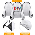 thumbnail image 2 of 30Pcs Blank Sublimation Drawstring Bags Drawstring Backpack Bulk Heat Press Sublimation Bags Reusable Cinch Bag Sackpack, 2 of 6