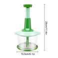 thumbnail image 3 of HOARBOEG Hand Chopper Manual Food Chopper Hand Chopper Chop Fruit Vegetables Herbs, 3 of 6