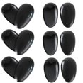 thumbnail image 1 of Ericotry 10 Pares de Protectores de Orejas Reutilizables de Plástico Negro Protector de Tinte de Peluquería Gorros de Ducha de Baño Orejeras Impermeables para Peluquería, 1 of 5