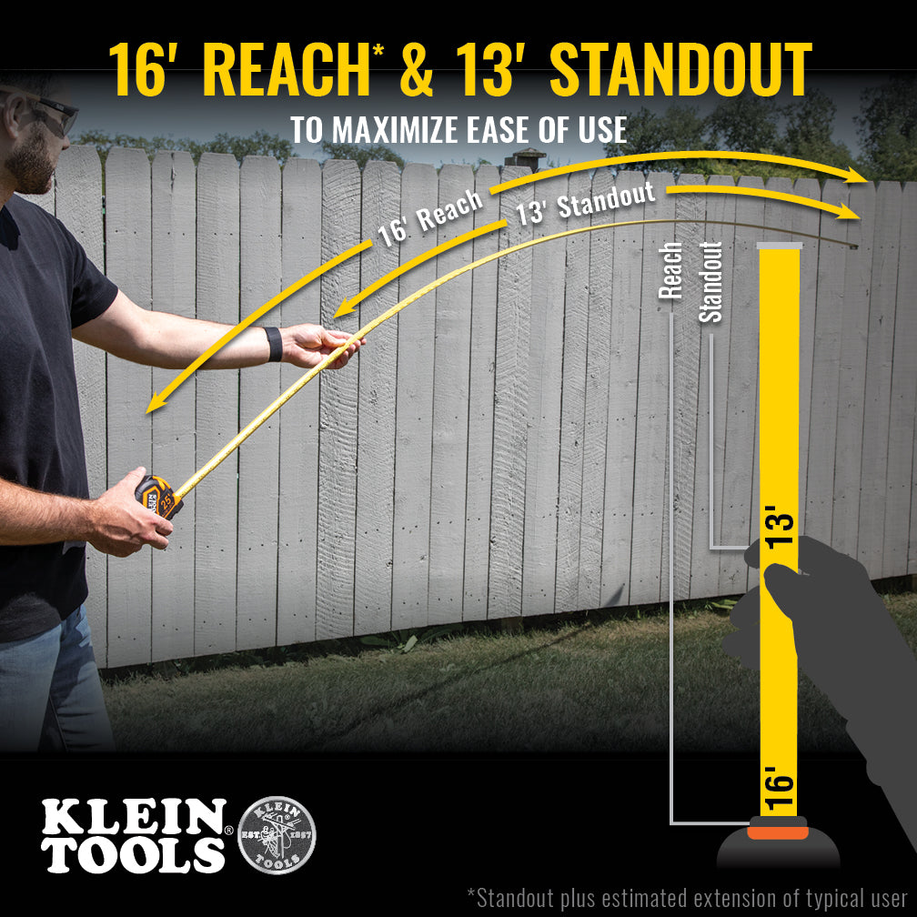 Klein Tools Tape Measure, 25' Auto-Lock