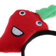 thumbnail image 3 of Cinta de Cabeza de diseño zanahoria de Felpa Soledad, Suministro de fiesta, Cumpleaños, Rojo, Talla única, 3 of 7