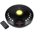 thumbnail image 1 of HANNLOMAX HX-330CD Reproductor de CD, Radio FM, Bluetooth, Reloj despertador, Pantalla LED roja, Puerto USB para carga y reproducción de MP3, Entrada auxiliar, Control remoto incluido, Funcionamiento, 1 of 5