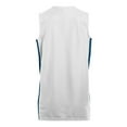 thumbnail image 3 of Augusta S Girls Wicking Mesh Powerhouse Jersey White/Navy 528, 3 of 4