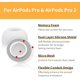 thumbnail image 3 of Puntas de espuma Bodykoo para AirPods Pro 1 y 2, gris, talla L, 3 of 8