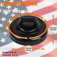 thumbnail image 5 of Zip Tie Mount Clipsic Ties Base Holder Strong Wire Cable Management For Home Office Marine Electrical Wiring (d23 20pcs), 5 of 9