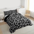 thumbnail image 3 of Homewish Leopard Cheetah Print Bedding Comforter Set 2pcs for Kids Children Teens,Abstract Geometric Twin Comforter Sets Microfiber,Jungle Animal Print Breathable Bedding Set,Super Cozy Room Decor, 3 of 8