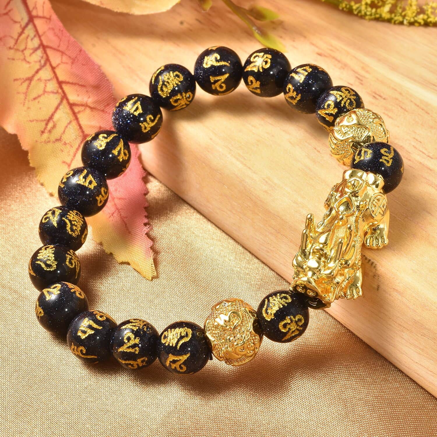 Lucky Charm Feng Shui Pixiu Beads Chain Necklace + Faux - Temu