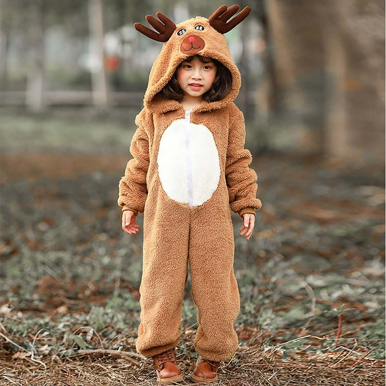 Cute Baby Reindeer Onesie Red Reindeer Family Onesie Pajamas- AND