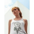 thumbnail image 2 of Hand-drawn Dreamcatcher Tank Women -Image by Shutterstock, Female x-Large, 2 of 4