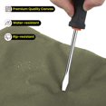 thumbnail image 4 of Bolsa de herramientas con ruedas, bolsas portaherramientas con 5 bolsillos con cremallera, bolsa de herramientas portátil Oxford 600D resistente, herramienta organizadora de herramientas automática p TUNC Sencillez, 4 of 5