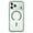 Green, variant on Lunvic Case for iPhone 18 Pro Max, Compatible with MagSafe, Frosted Matte PC Back TPU Bumper Shock-Absorbing Protective Phone Cover with Alloy Buttons, White