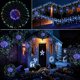 thumbnail image 4 of 2 uds luces de fuegos artificiales Starburst luces de cadena 8 modos luces de hadas que funcionan con pilas, luces colgantes decorativas de boda para decoración de jardín de patio de fiesta Xemadio HMHZ679-1, 4 of 9
