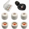thumbnail image 1 of Chenchen Memory Foam Tips for Sony WF-1000XM5 Replacement Tips Compatible with Sony Earbud WF-1000XM4/WF-1000XM3, Small Gray, 1 of 1