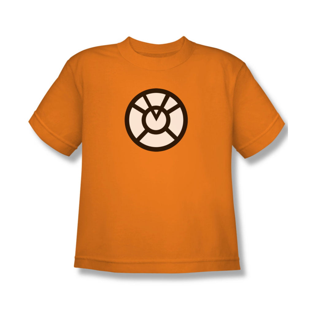 Orange Symbol Adult Ringer T Shirt S Green Lantern