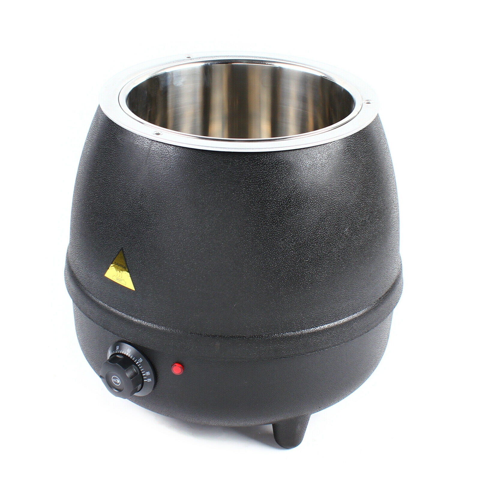  304 Stainless Steel Soup Kettle Food Buffet Warmer Machine, 10L  Electric Portable Design Soup Warmer Pot, for Restaurant Gravy and Soup,Red  : Home & Kitchen