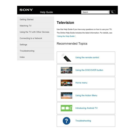 Instruction Manual ONLY for Sony XBR-65X930D Owners Manual REPRINT