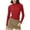 Red, variant on SwiftWear Women's Slim Fit Ribbed Knit Top Long Sleeve Thermal Baselayer Shirt Soft Stretch Layering Tee for Women Cold Weather, Yellow
