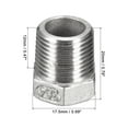 thumbnail image 2 of Uxcell Hex Reducing Bushing, Male to Female Pipe Fitting Reducer Adapter 3/8 PT x 1/8 PT, 2 of 5