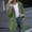 Army Green women's long sleeve button down shirt jacket a1, variant on Women's Fall Winter Long Sleeve Button Down Collared Shirt Jacket Casual Open Front Blazer Coat Windbreaker Rain Jacket Outdoor Outerwear Work Office Outfits, Black 2XL