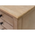 thumbnail image 6 of Pemberly Row Modern Wood Double Pedestal Wood Desk Fully Assembled Light Brown, 6 of 12