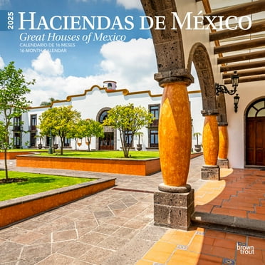Haciendas de Mexico | 2025 12x24" (Hanging) Square Wall Calendar | BrownTrout