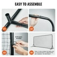 thumbnail image 4 of Iron Soccer Rebounder Net 12x6FT - Portable Football Training Aid for Backyard, Solo & Team Drills - Bonus Carry Bag Included, 4 of 7