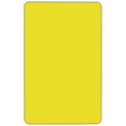 thumbnail image 2 of Mobile 24''W x 60''L Rectangular Yellow HP Laminate Activity Table - Height Adjustable Short Legs, 2 of 3