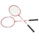 thumbnail image 5 of Juego de raquetas de bádminton raquetas de bádminton primarias ferroaleaciones 2 piezas rojas para patio de recreo ANGGREK Otros, 5 of 8