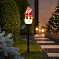 thumbnail image 4 of Christmas Solar Lights, Water-Proof Outdoor Solar Christmas LED Decorations with Santa for Patio Yard Lawn, Holiday Party Decor, 4 of 6