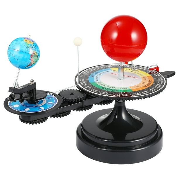 Sistema Solar, 3 globos, Sol, Tierra, Luna, planetario Orbital, modelo de astronomía, 1 ud.