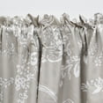 thumbnail image 6 of Home Soft Things Printed Microfiber Valance - LA Boheme 2 Piece Set - Taupe - 60" x 18", 6 of 6