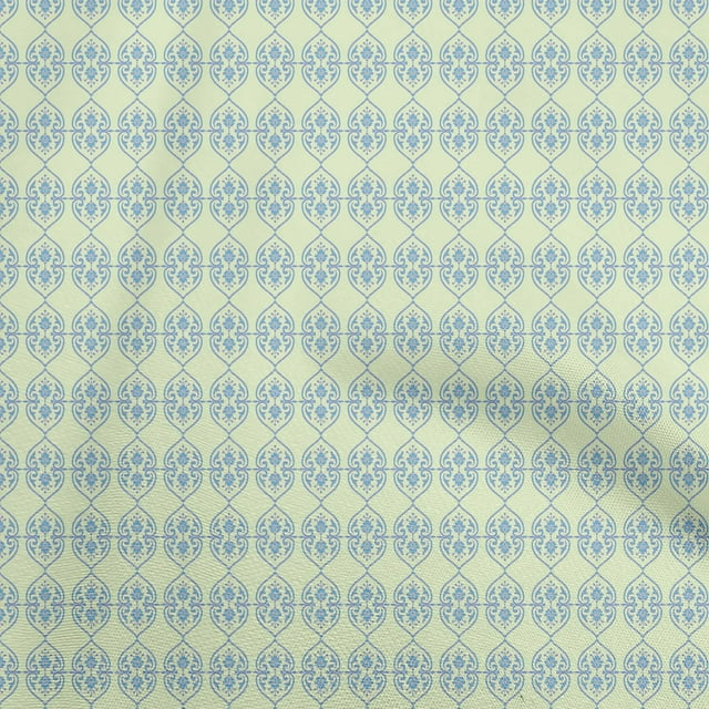 oneOone Rayon Mint Fabric Geometric Fabric For Sewing Printed Craft Fabric By The Yard 56 Inch Wide