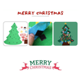 thumbnail image 4 of Juego de árbol de Navidad de fieltro DIY con 40 Uds. De adornos para colgar en la pared, Kits de manualidades de fieltro para niños, regalos de Navidad, favores de fiesta Adepaton ZJWJ880, 4 of 9