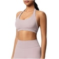 thumbnail image 2 of Ruimatai Women's Seamless Halter Sports Bra High Support Breathable Workout Top For Yoga And Fitness, 2 of 9