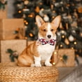 thumbnail image 2 of Collar para perro ADOGGYGO, pajarita de Papá Noel roja mediana ajustable, 2 of 5