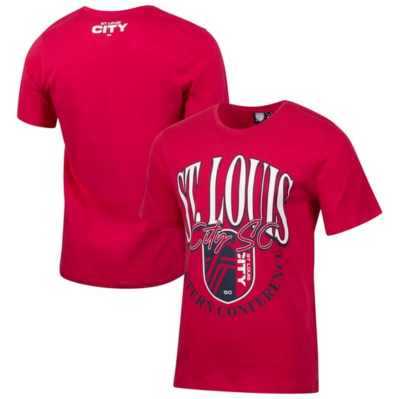 Men's Sport Design Sweden Red St. Louis City SC Vintage '90s Relaxed T-Shirt