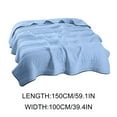 thumbnail image 2 of Summer Cooler Quilt Blanket,Cooling Blankets for Hot Sleepers,Water Washed Conditioning Quilt Summer Cool Quilt Summer Thin Quilt Quilt Core Machine Washable Summer Solid Color, 2 of 8