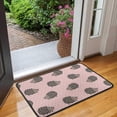thumbnail image 2 of Pink Hedgehog Pattern Door Rugs,Washable Non Slip Door Mats Indoor,Decorative Door Mats,Entry Mat Indoor for Entrance,Bedroom,Kitchen,Bathroom,30"x17", 2 of 6